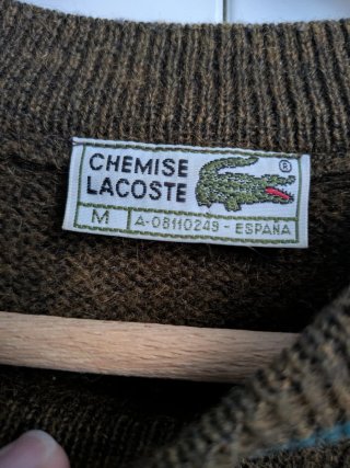 Jersey Lacoste unisex marrón