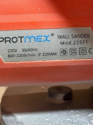 Lijadora de pared para gotelé