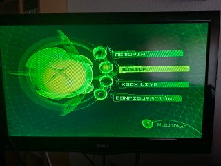 Xbox Clásica Negra/Verde