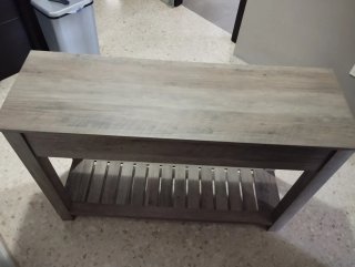 Mueble de entrada de madera