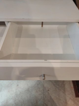 Mueble blanco 1m x 55cm x 1m