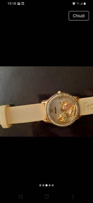 Orologio Rosato con ciondoli