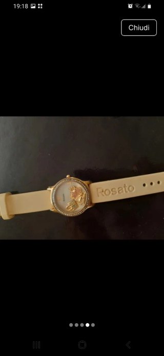 Orologio Rosato con ciondoli