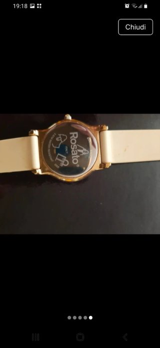Orologio Rosato con ciondoli
