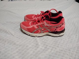 Zapatillas deportivas ASICS mujer rosa/plata