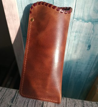Funda para gafas de cuero