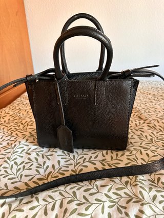 Bolso de cuero GIESSO negro