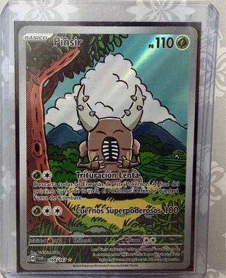 Carta Pokémon Pinsir Ilustración Rara (IR)