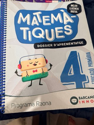 Matemàtiques, 4 Educació Primària, Programa Rao...