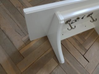 Repisa Perchero Ikea Blanca Stenstorp