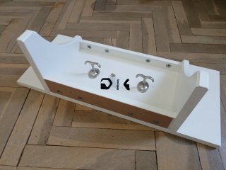 Repisa Perchero Ikea Blanca Stenstorp