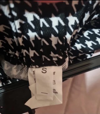 Pantaloncino a fantasia pied-de-poule