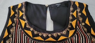 Vestito Desigual nero multicolor