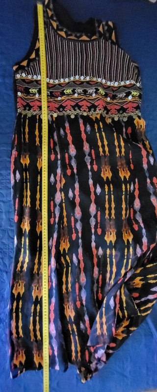 Vestito Desigual nero multicolor
