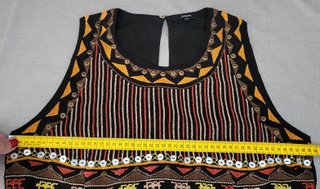 Vestito Desigual nero multicolor
