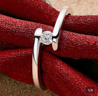Anillo Plata 925 con Circonita