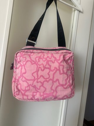 Bolso Tous rosa estampado