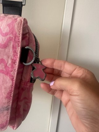 Bolso Tous rosa estampado