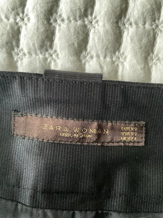 Falda Zara Negra Talla XS