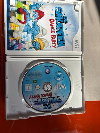 Juegos Wii+volante: Mario Kart, Just Dance, Smurfs