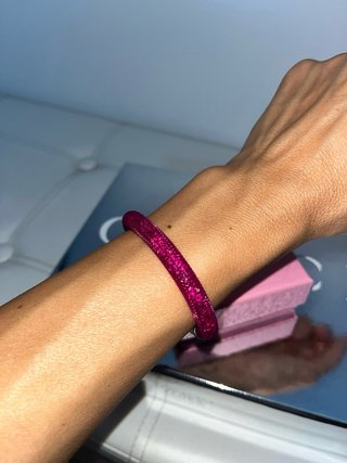 Pulsera Swarovski Rosa con Cierre Magnético