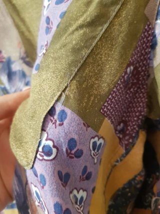 Camicia uomo vintage 90s patchwork floreale