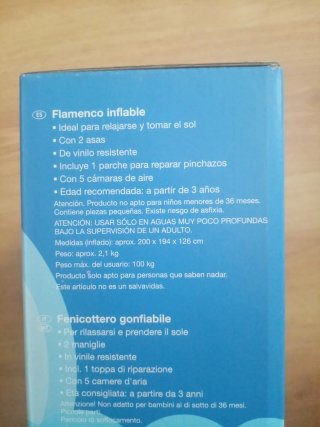 Colchoneta Flamenco Gigante