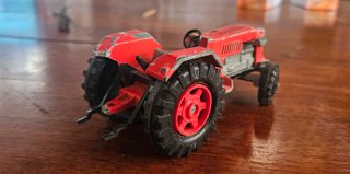 Tractor Metálico Majorette Años 80