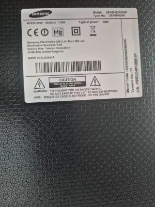 Samsung Smart TV 40 Full HD UE40H6240
