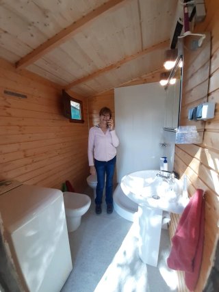 Parcela camping con caravana en Navalon -Valencia