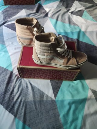 Zapatillas Vans SK8-Hi Beige Patchwork