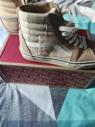 Zapatillas Vans SK8-Hi Beige Patchwork
