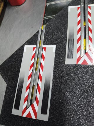 Scalextric Salida Le Mans Pista Negra Antigua