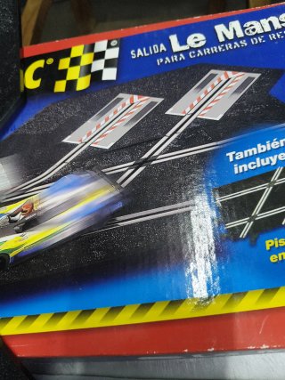 Scalextric Salida Le Mans Pista Negra Antigua