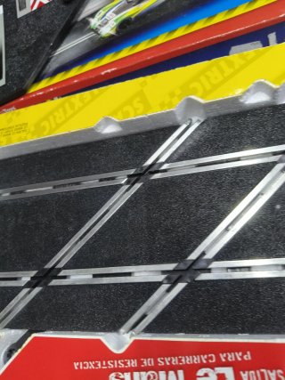 Scalextric Salida Le Mans Pista Negra Antigua