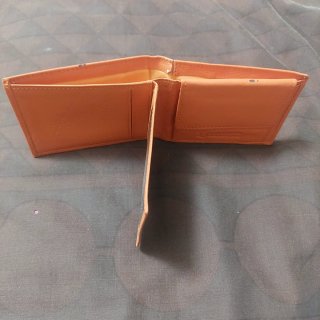 Cartera de piel Ana & Robert Naranja con Puntos