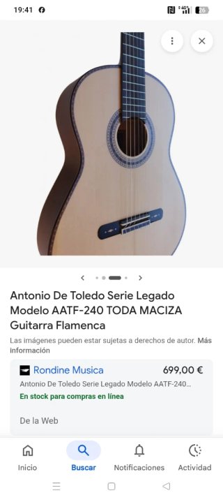 Guitarra Flamenca Antonio de Toledo AATF 240