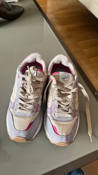Zapatillas Hoff Beige y Rosa Talla 38 nuevas