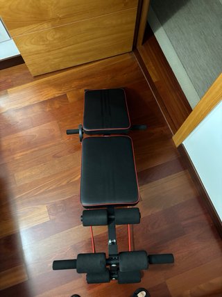Banco para abdominales y ejercicio en casa