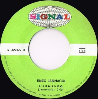 Enzo Jannacci Ma Mi / L'Armando 7" 45 RPM 1969