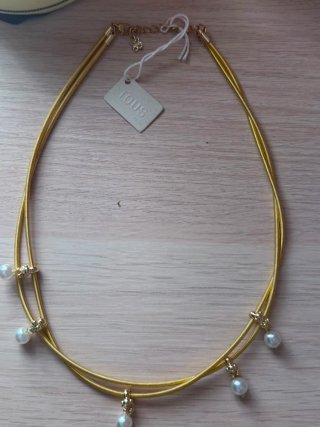 Collar Tous Oro y Perlas