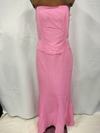 Vestido de fiesta rosa