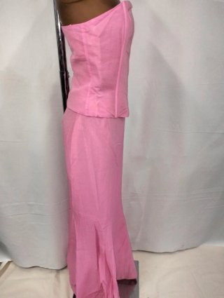 Vestido de fiesta rosa