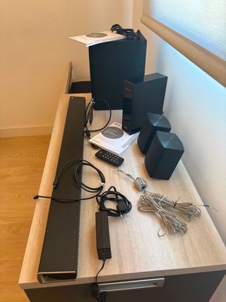 Barra Sonido LG SJ4R y Altavoces Traseros SPJ4S