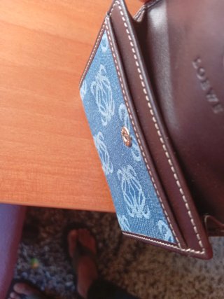 Cartera Loewe Monograma Azul