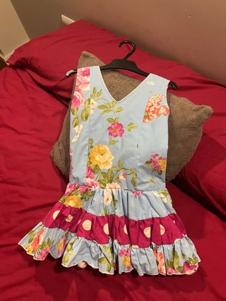 Vestido Flamenca Niña Flores
