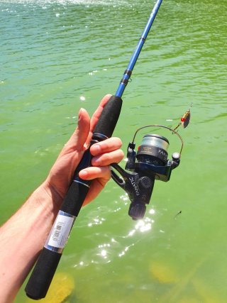 Equipo pesca Trucha, Equipo Spinning o Rockfishing