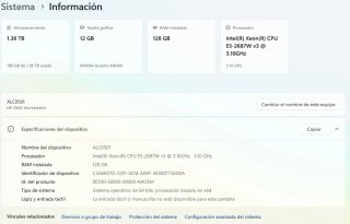 Servidor HP Z840 Workstation Negro