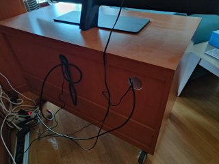 Mueble TV con ruedas