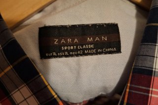 Camisa de cuadros manga larga